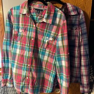 Colorful Plaid Kids Shirt